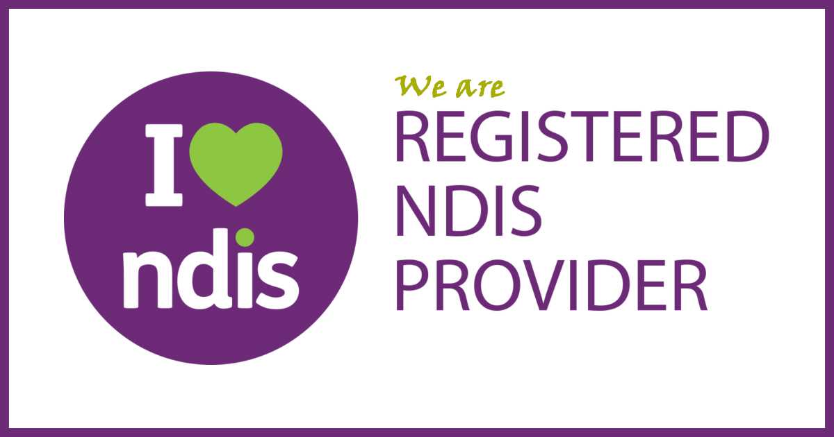 I love NDIS registered NDIS Provider sticker